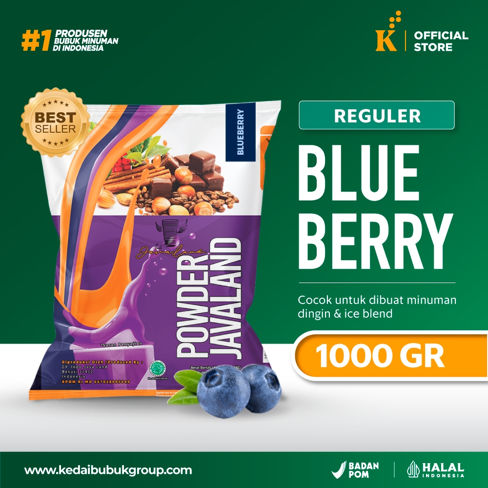 

Bubuk Minuman Bubble Blueberry Javaland 1 kg