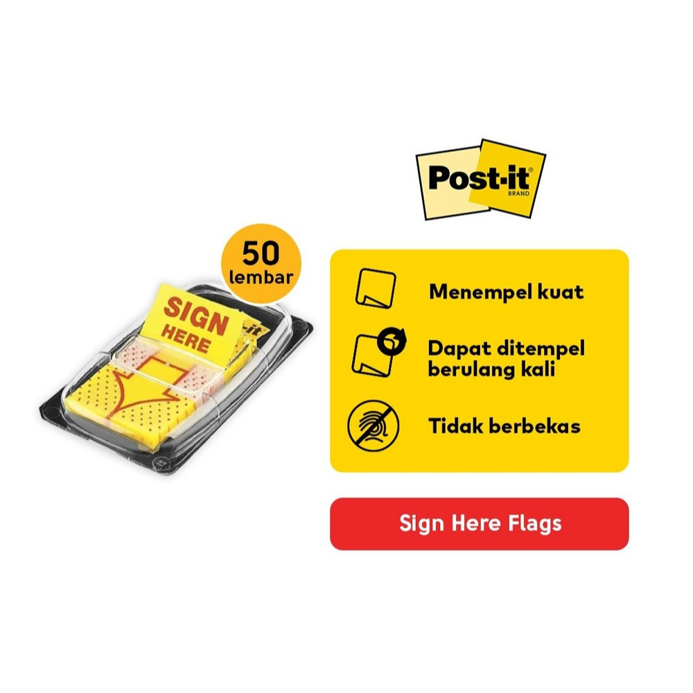 

RB POST IT 3M SIGN HERE 680-9