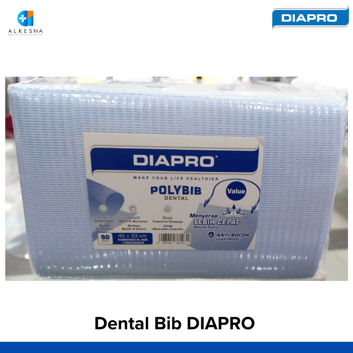 Dental Bib Polybib DIAPRO / Celemek Apron Dental