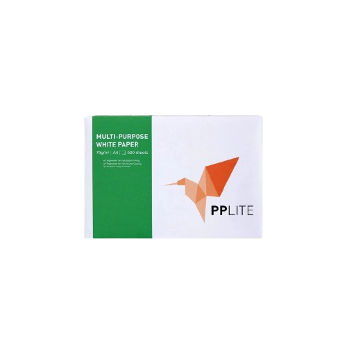

PP Lite Kertas A4 75gr Copier 1 Rim (500 Lembar) - Kertas Hvs Folio Kertas Fotocopy - ATJ