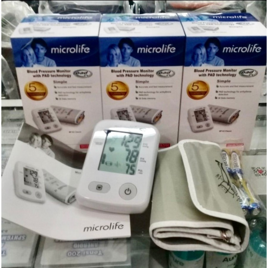 MICROLIFE TENSIMETER DIGITAL BP A2 CLASSIC PORTABLE ALAT UKUR TEKANAN DARAH TENSI METER MICROLIFE