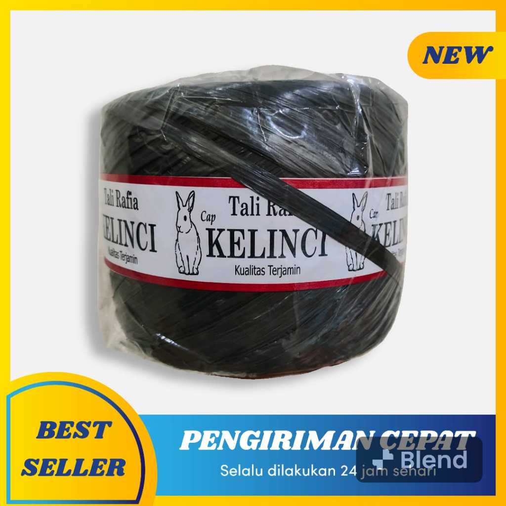 

TALI | Tali Rafia Hitam | Tali Rafia 500 gram |Tali Plastik | Tali 1/2 Kg FULL | Tali Hitam | Tali Warna | Rafia Hitam | Rafia Warna | Tali Rafia Cap Kelinci