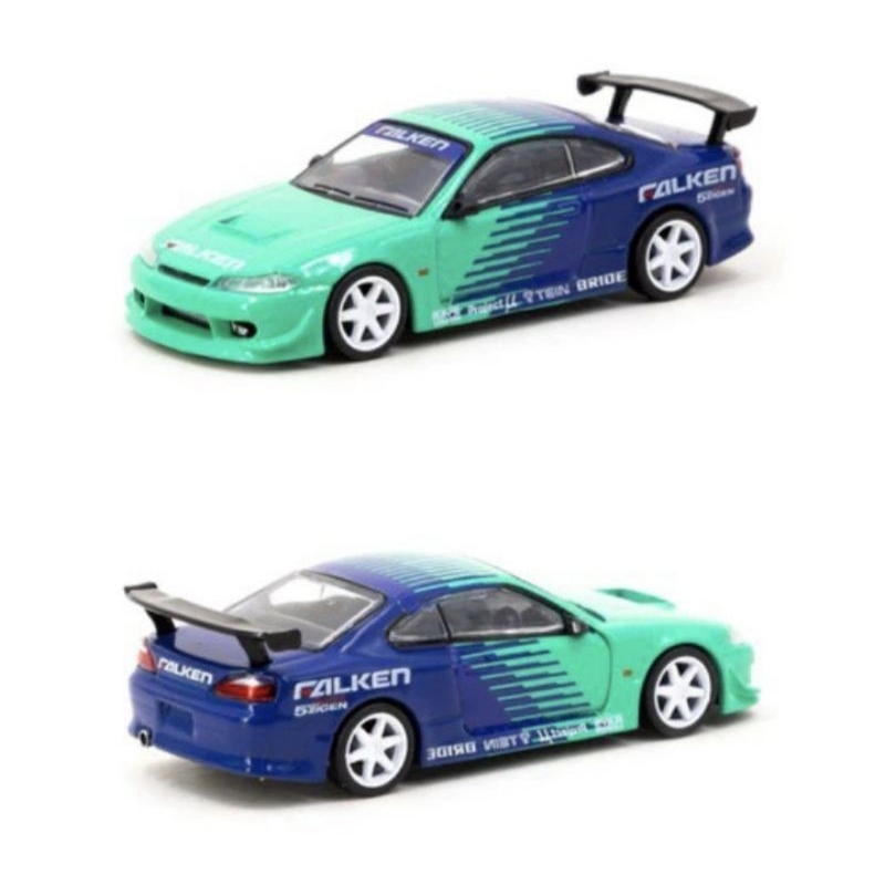 tarmac global 64 Vertex Nissan Silvia S15 Falken HKS s13 hot wheels mini scale model GT