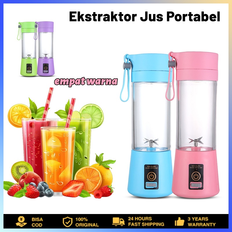 【COD】blender jus portable/Barang terlaris-blender jus buah /alat untuk buat jus/juser buah mini port
