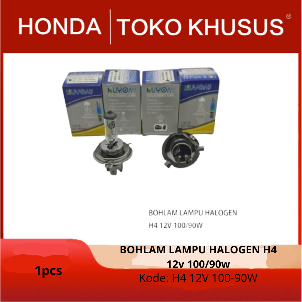 BOHLAM LAMPU HALOGEN H4 12v 100/90w