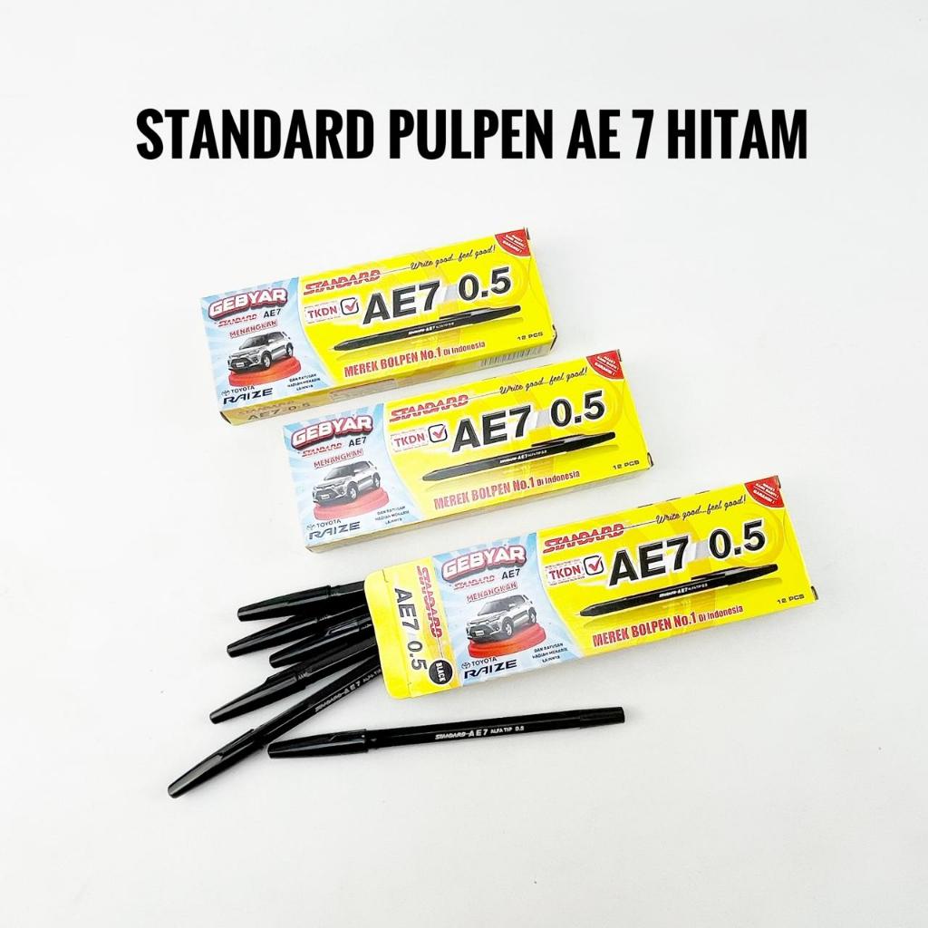 

PULPEN / BALL PEN / BOLPEN STANDARD AE 7 HITAM