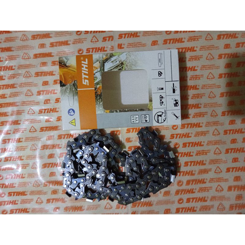 Rantai senso gergaji mesin potong kayu merek  stihl  25 inc 42 mata Ms3 82/381