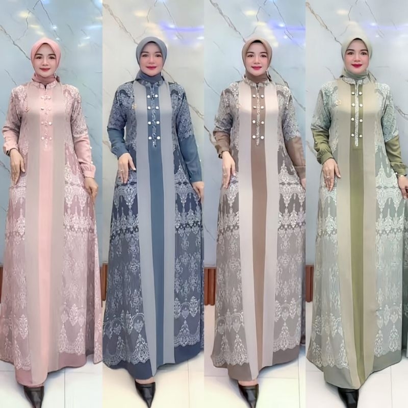 Gamis Mauzza Dress ori Zahra