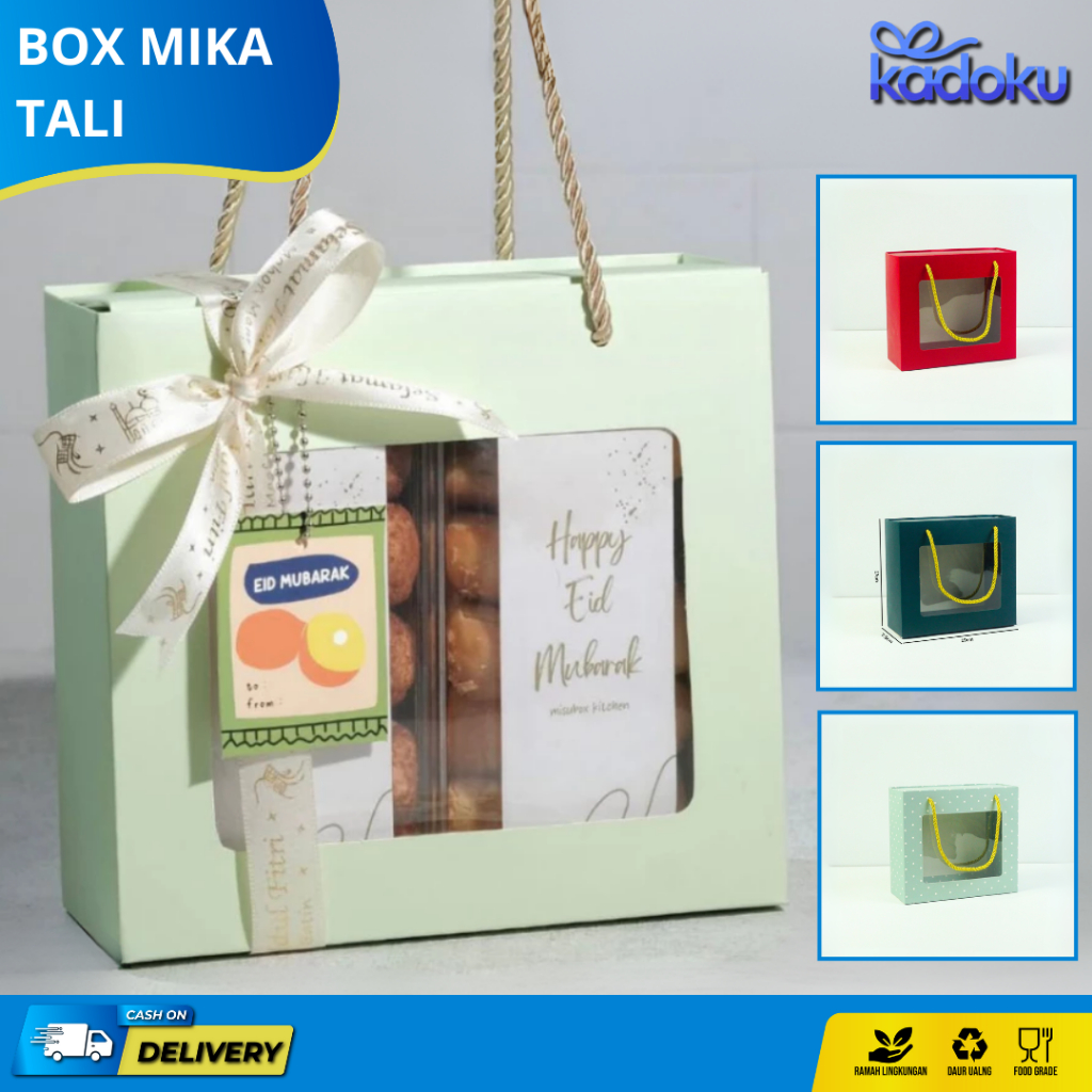 

Box Kue Kering 2 Toples / Kotak Kue Kering / Box Toples / Kotak toples I Box Hampers Tali HH04