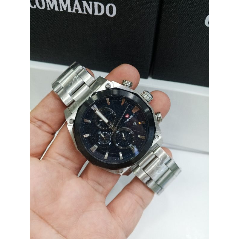 Commando CM7009G-3SDBBB#Commando CM7009G#CM7009G-3SDBBB#Jam tangan pria Commando CM7009G#Man watch C