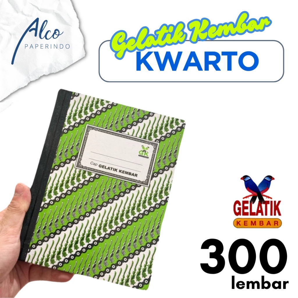 

Buku Batik Kwarto isi 300 Gelatik