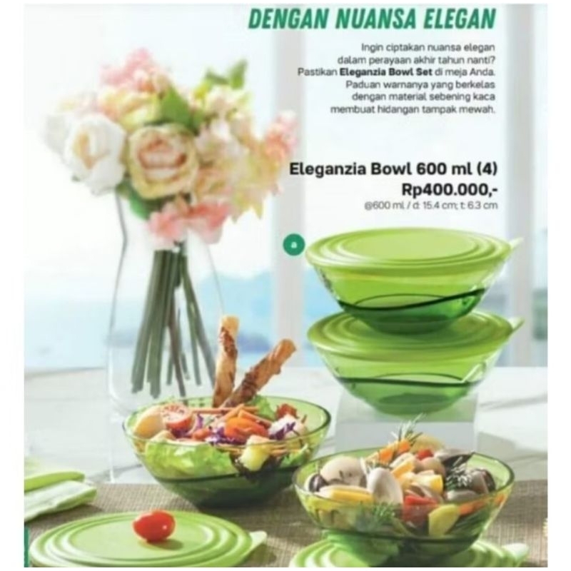 Eleganzia Bowl Tupperware