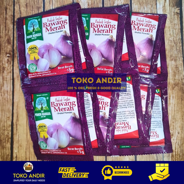 

Pohon Mangga Bawang Merah Bubuk Instan Renteng 12 Sachet Bumbu Dapur Praktis Siap Pakai