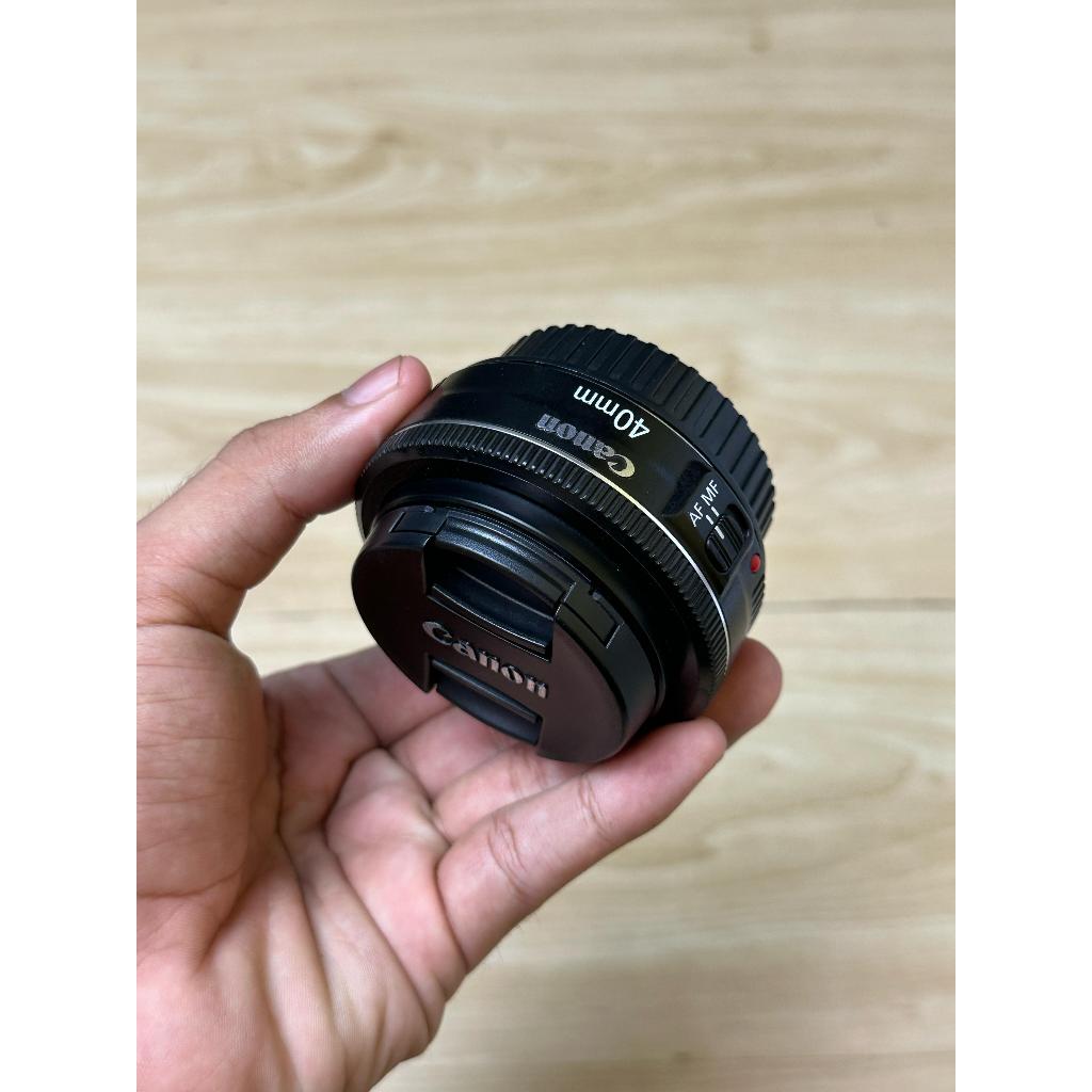 LENSA FIX CANON 40MM F2.8 STM BEKAS/SECOND/LENSA KAMERA DSLR