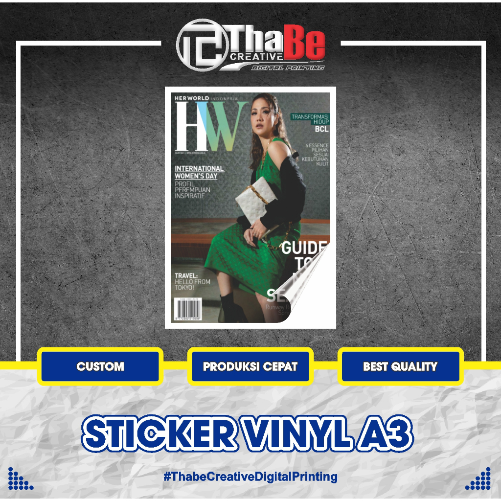 STICKER VINYL A3