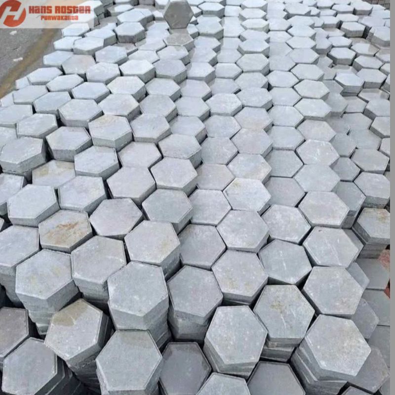 Paving block segi 6/Hexagon/pabing press hidrolik