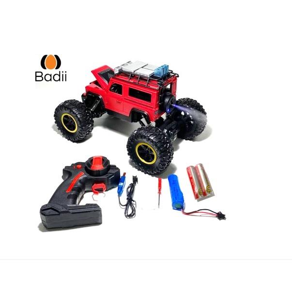 BADII - RC CAR 4WD JEEP SPRAY [FREE BATTERY REMOTE] 1:14 BATTERY CHARGER 18650 3000MAH 2.4GhZ BISA M