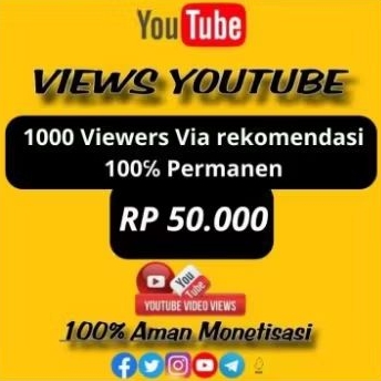 VIEWERS YOUTUBE PERMANEN BERGARANSI