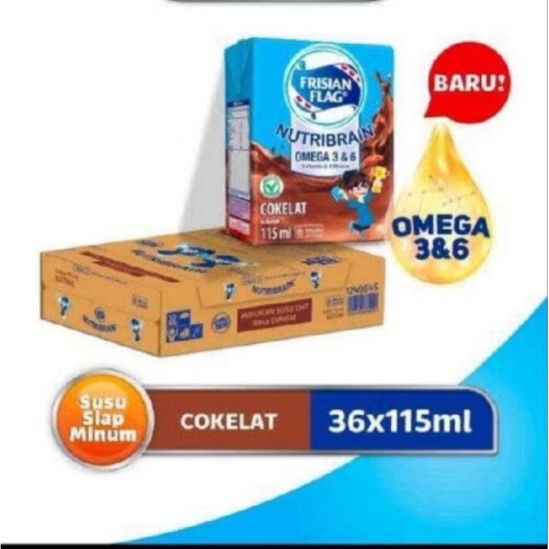 

Frisian Flag susu UHT 115ml rasa coklat 1dus ed 11/25