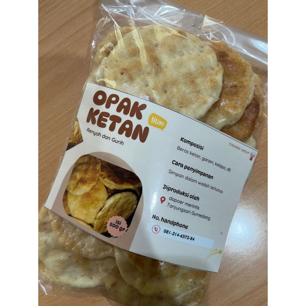 

Opak Ketan Asli Sumedang