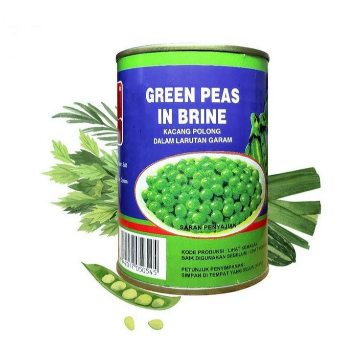 

Green Peas In Brine 397 gram Kacang Polong Dalam Kaleng