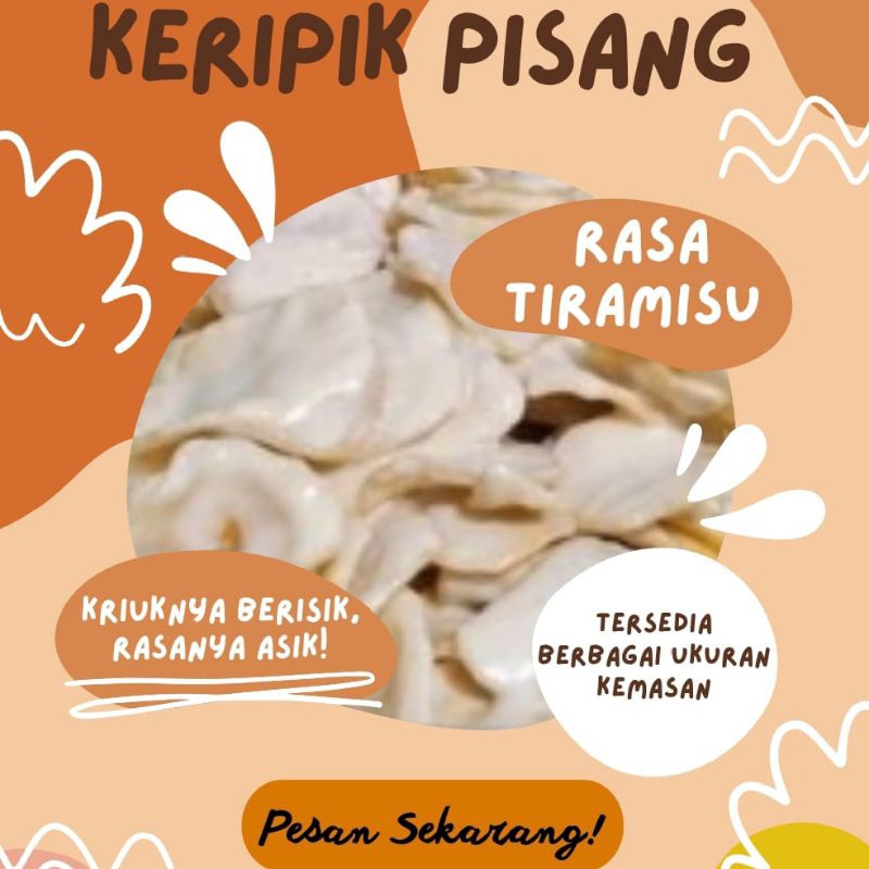 

keripik pisang tiramisu
