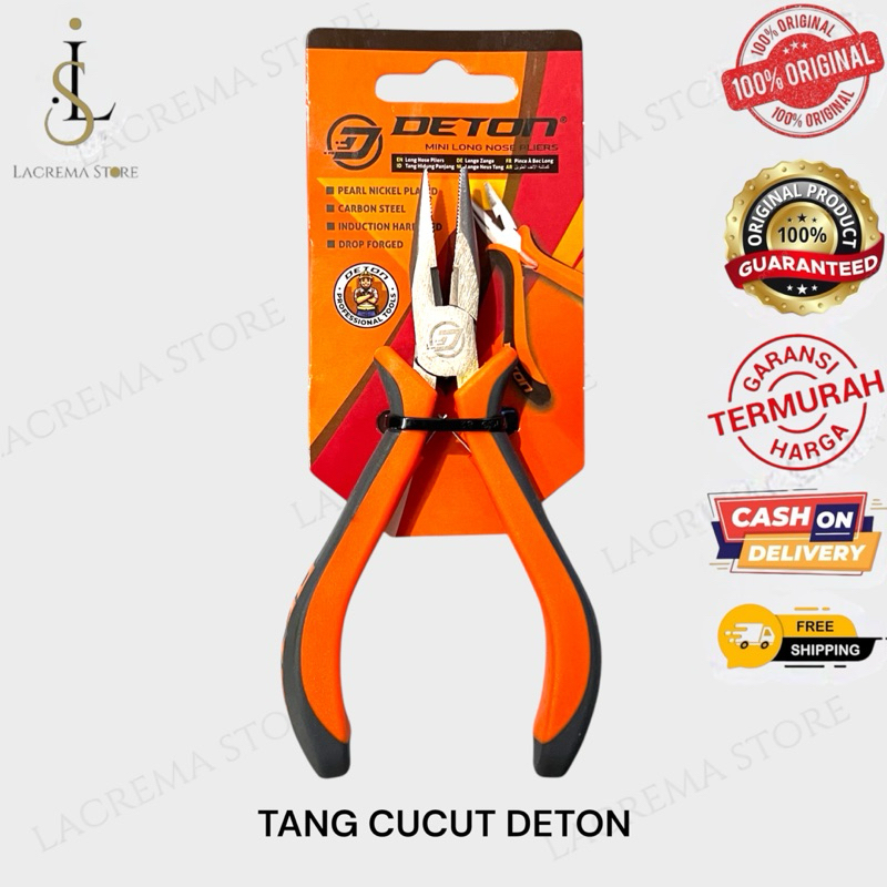 TANG CUCUT 4,5 INCH DETON | TANG MINI CUCUT 4,5” INCH | TANG ELEKTRONIK | TANG CUCUT KECIL