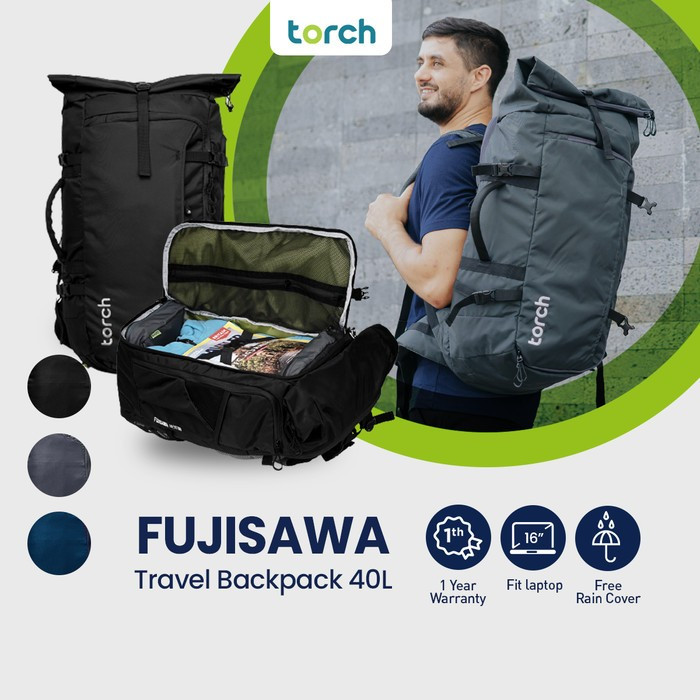 Torch Backpack Travel 43L Fujisawa - Tas Punggung Travel Mudik