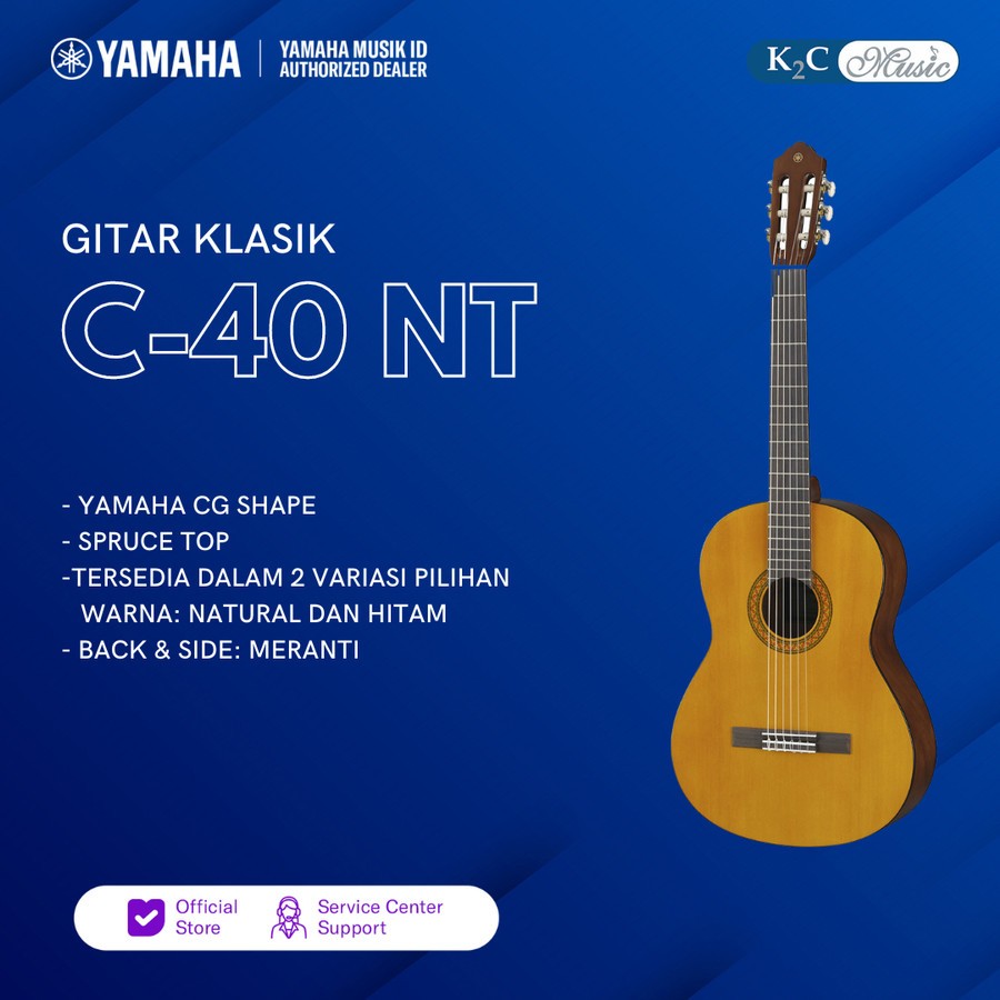 Yamaha C40 Gitar Klasik Original