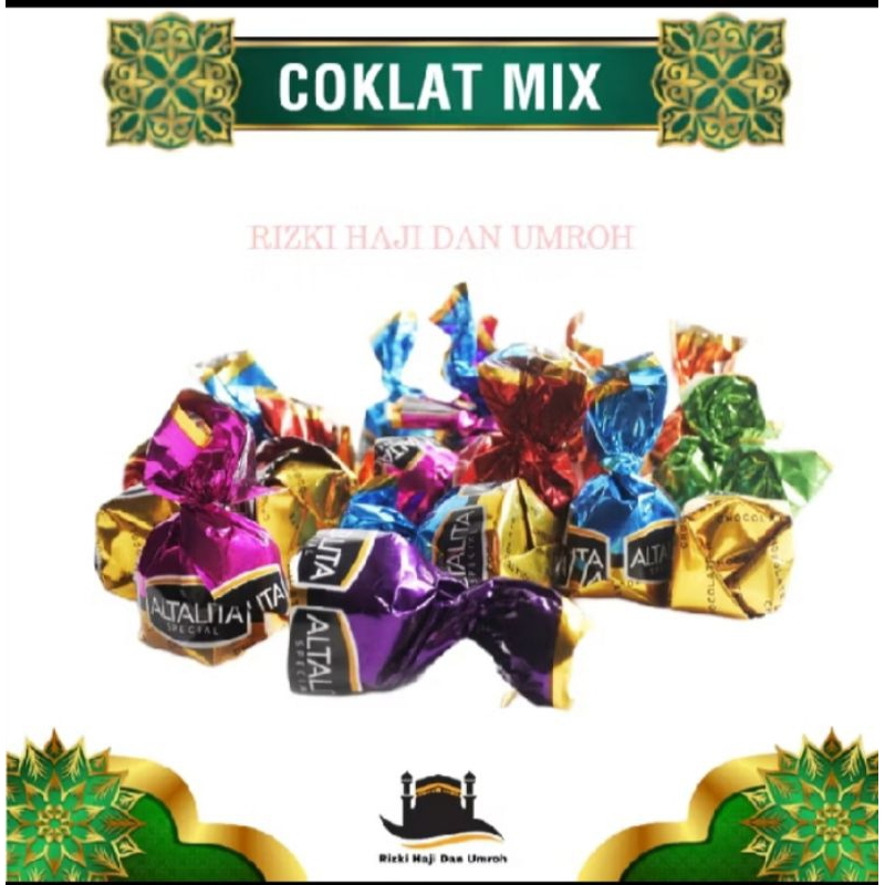

Coklat Turki Mix Coklat Arab Oleh Oleh Haji dan Umrah
