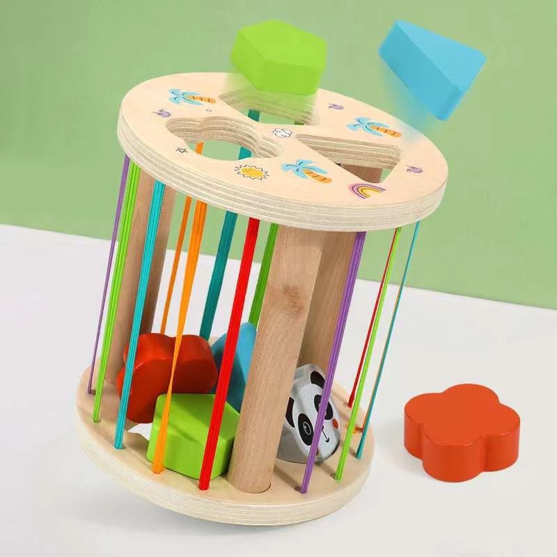MINIMOO_Mainan Bayi shape sorter | Rainbow Cecile Toy | Mainan Anak Shape Sorting