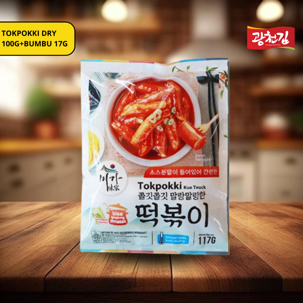 

Tokpokki Dry Miga 100g + Bumbu 17g Halal