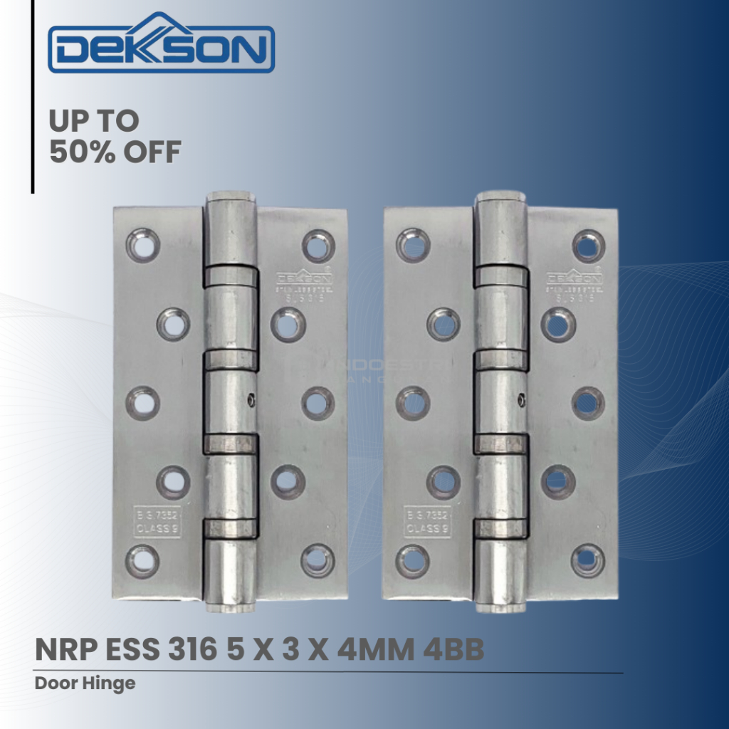 Engsel 5" Dekkson NRP ESS 316 5 x 3 x 4MM 4BB (SUS 316)