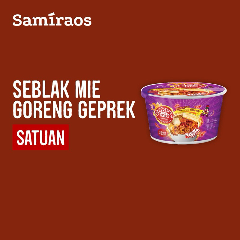 

SEBLAK MIE KUAH DAN SEBLAK MIE GORENG