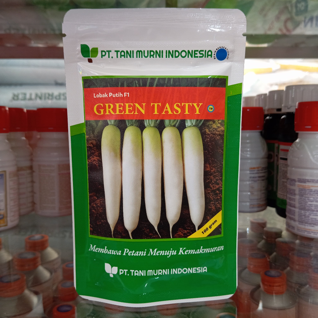 Benih Lobak Putih F1 GREEN TASTY 100 Gram Tani Murni