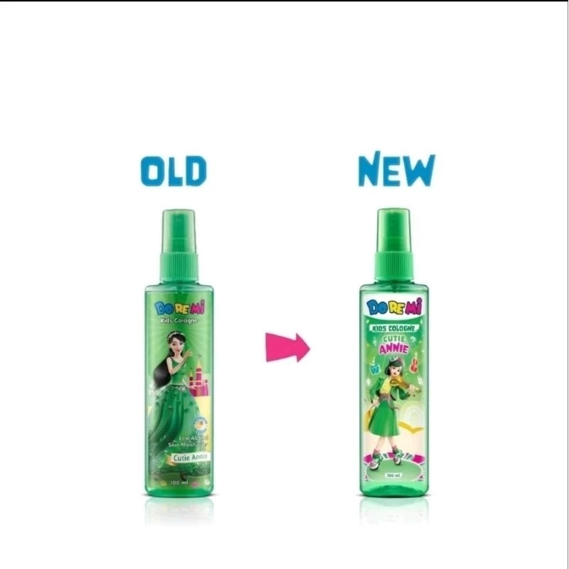 Doremi Kids Cologne Low Alcohol | Skin Moisturizer 100ml| Parfum Murah Tahan Lama