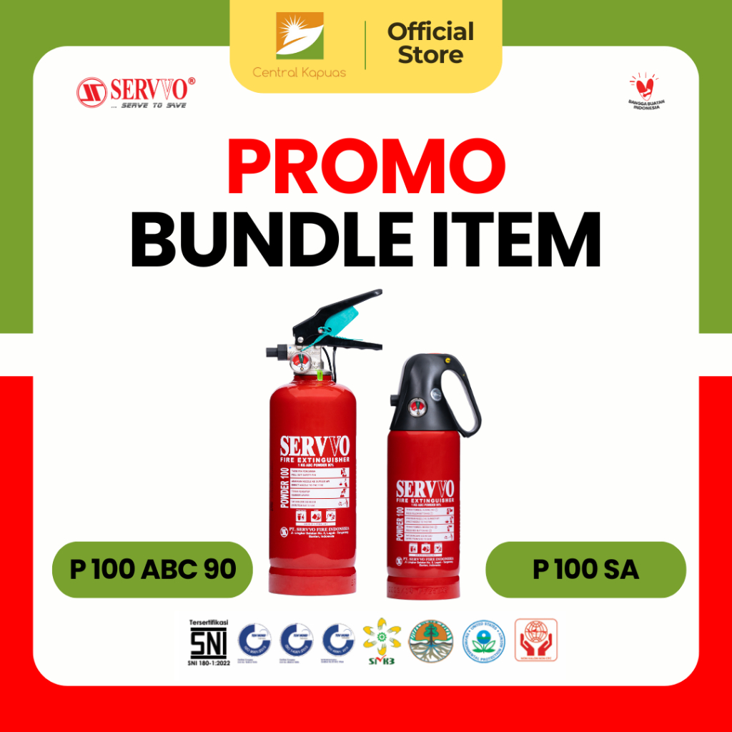 SERVVO - Bundle Item - Apar Portable 1+1 Kg
