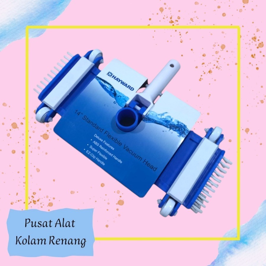 Vacuum Head Kolam Renang 8 Roda + Sikat Merk Hayward / Kepala Vacuum Kolam Renang Hayward