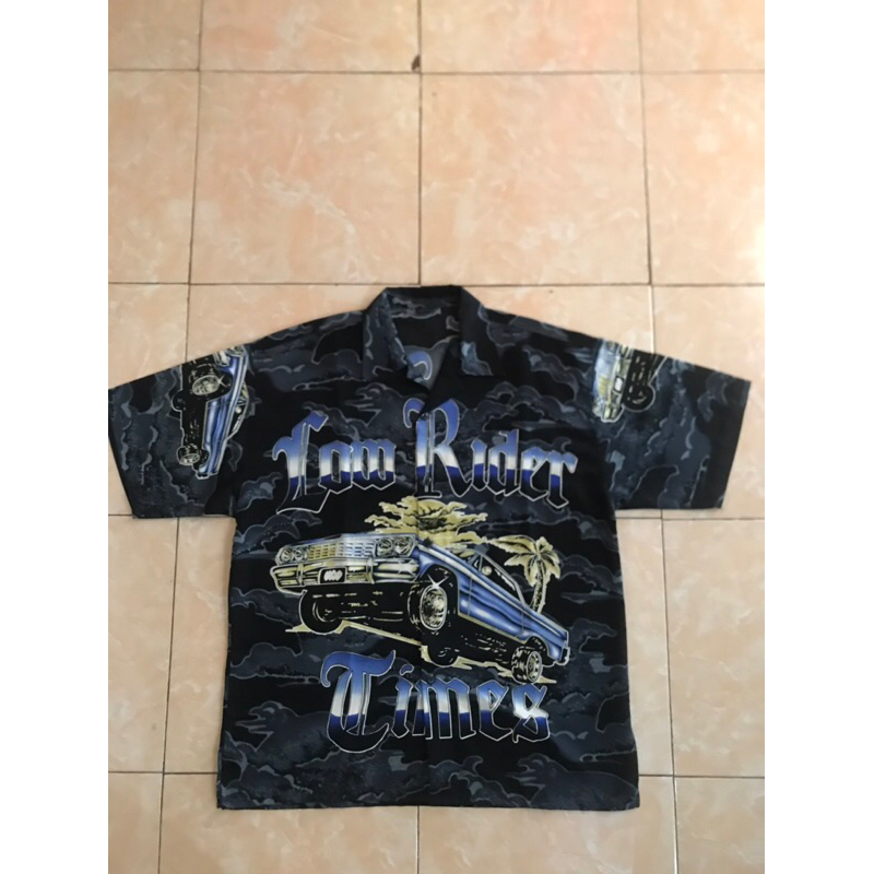 Kemeja Vintage Cruizin Low Lowrider Times