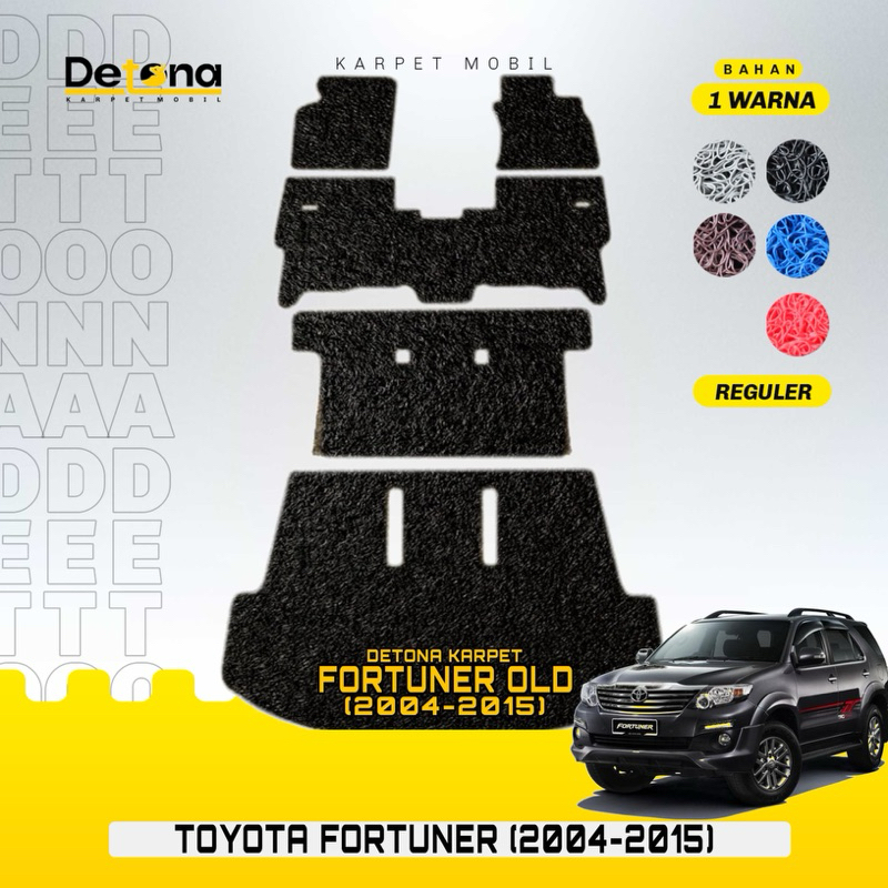 Karpet Mobil Mie TOYOTA FORTUNER OLD 2004-2015 / Karpet Mobil Mie TOYOTA FORTUNER 2004-2015 ALL TYPE