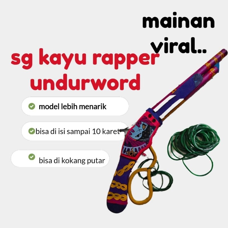 mainan kayu sg rapper