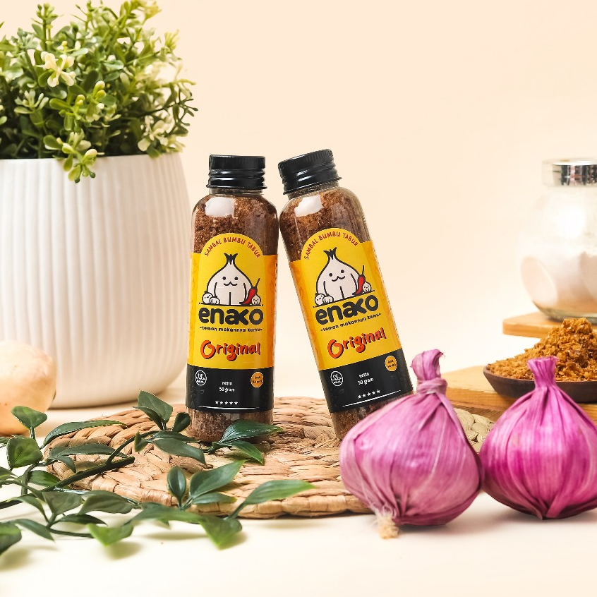 

ENAKO Sambal Bumbu Tabur Kering - Lauk Makan Praktis