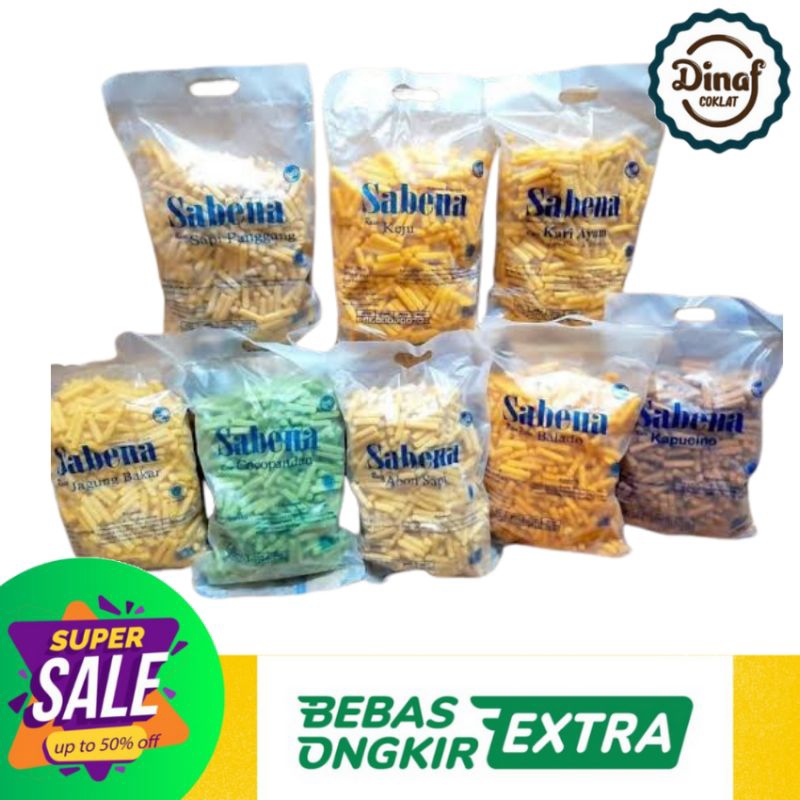

Sabena Snack Jagung Rasa Balado | Jagung Bakar | Sapi Panggang | Cappuccino | Keju | Cocopandan | Kari Ayam – 340 Gr