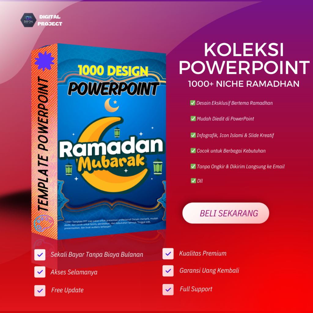 1000+ TEMPLATE POWERPOINT RAMADHAN – DESAIN ISLAMI, PROFESIONAL, & SIAP PAKAI!