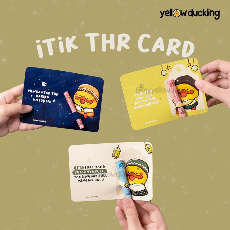 

MYYELLOWDUCKLING - ITIK THR CARD - KARTU THR LEBARAN - AMPLOP LEBARAN - AMPLOP THR - AMPLOP UNIK & LUCU copy