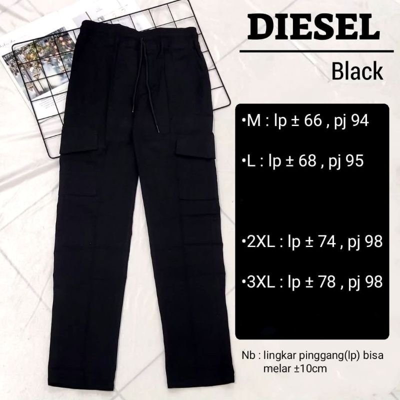 Celana Cargo Pria Diesel ➡