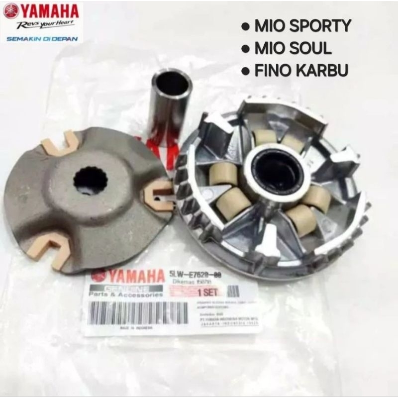 RUMAH ROLLER SET ASSY MIO SPORTY MIO SOUL FINO KARBU ORIGINAL YAMAHA