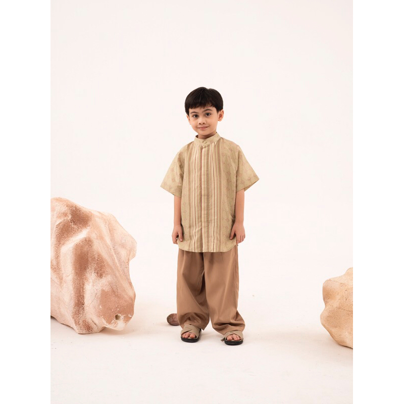 Owen Shirt Olive - Aleza Label | Koko Anak laki laki | Raya2025