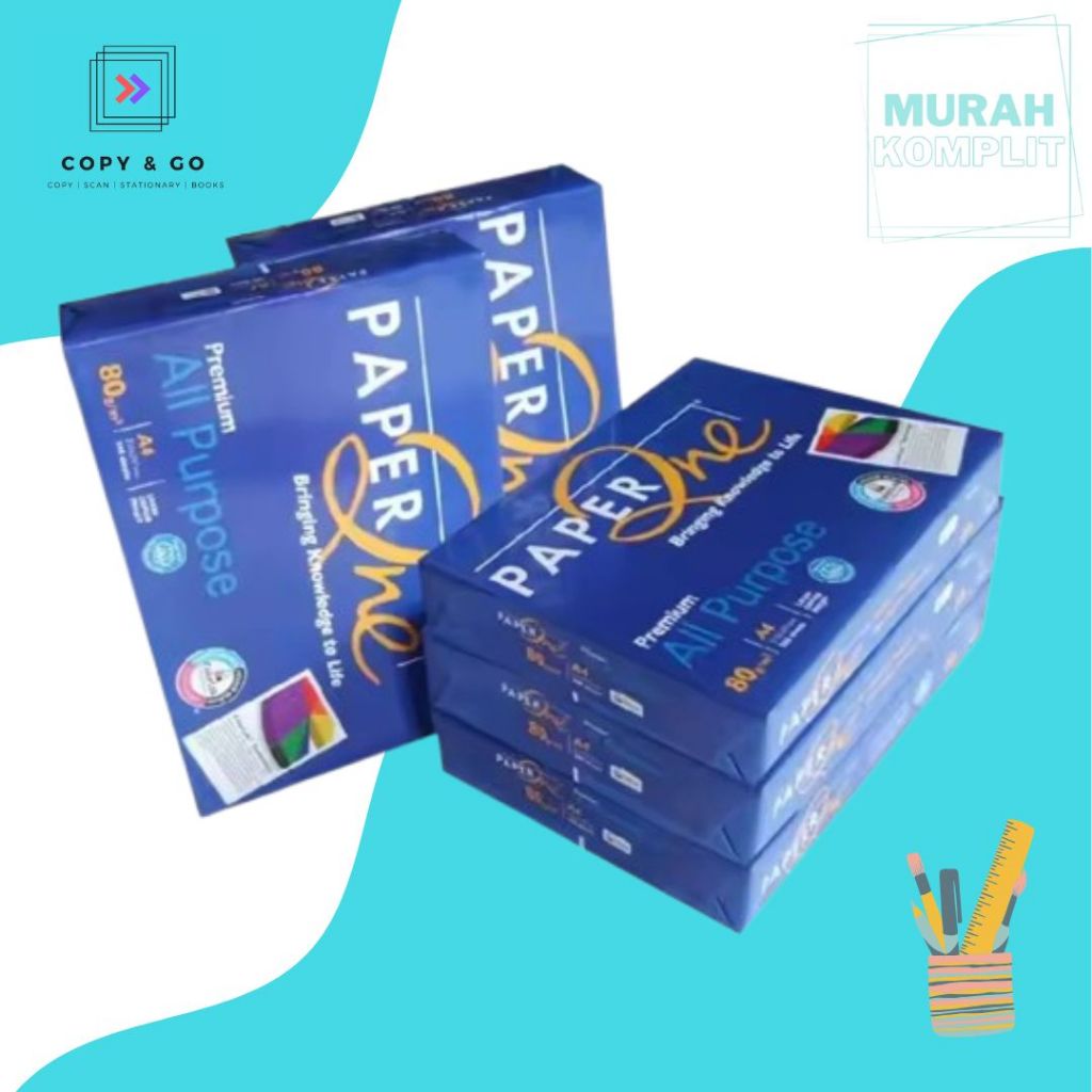 

Promo Kertas HVS A4 80 gsm PaperOne