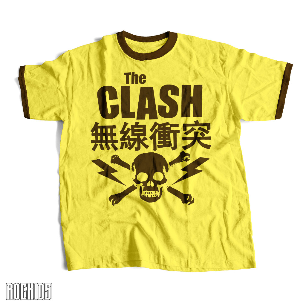 the clash - ringer tee - kaos dewasa dan anak the clash - kaos the clash - kaos the clash anak - tsh